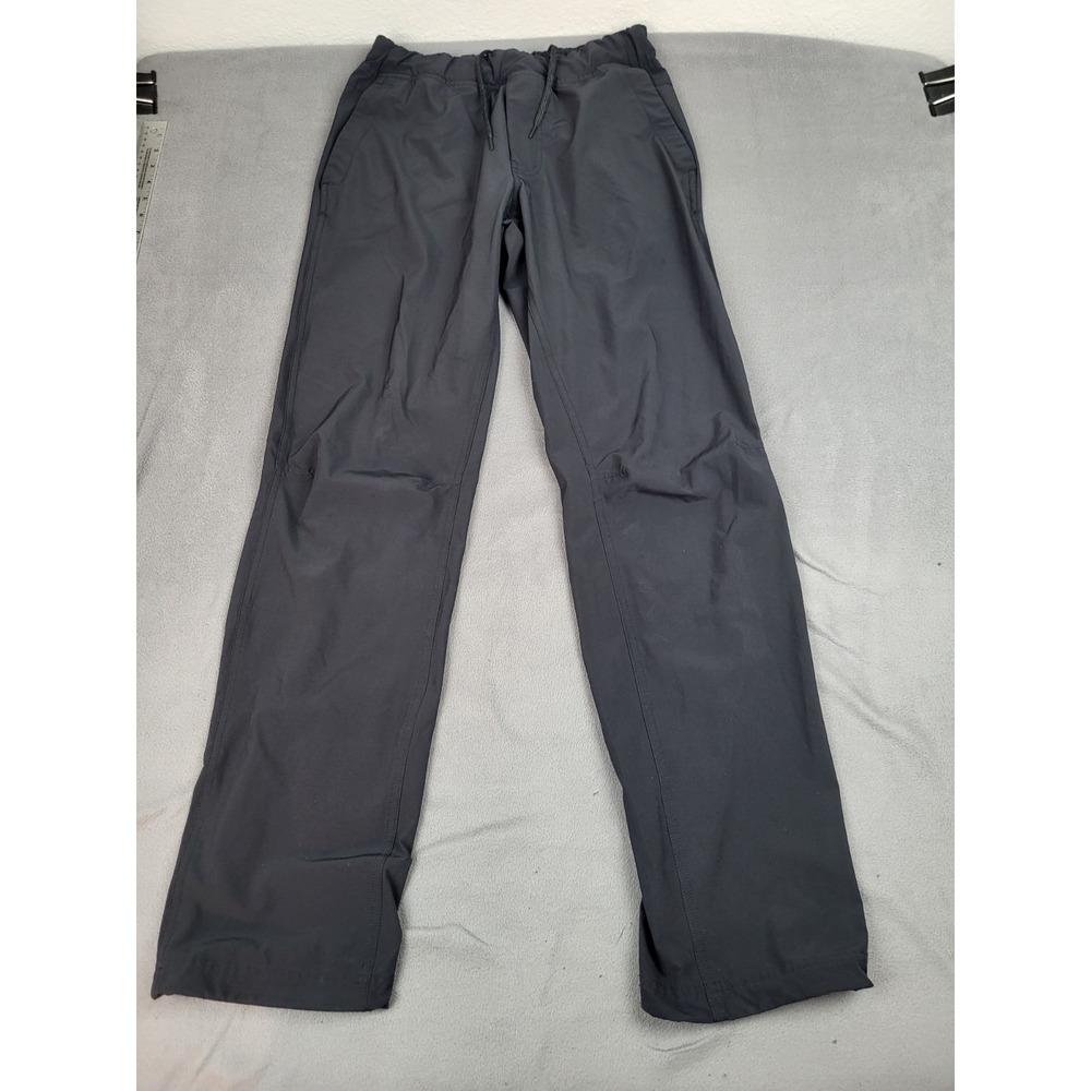REI Co-Op Milford Drawstring Pants Men Small Black Lightweight Quilted Quick Dry